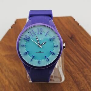 Crayo Whimsical Colorful Watch Purple Aqua Kidcore Twee Funky Statement Eclectic